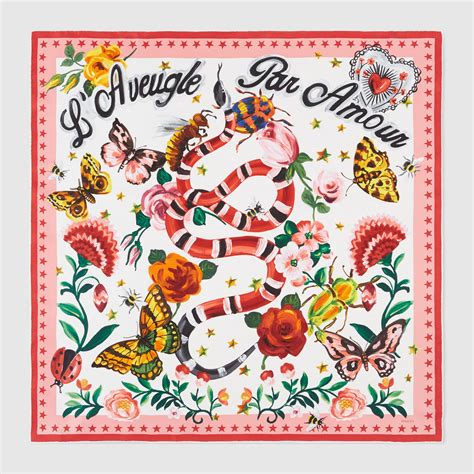 gucci garden scarf